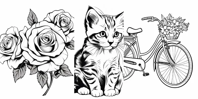 Very Simple Coloring Pages generated by undefined