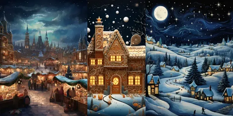 Christmas Cards generated by undefined