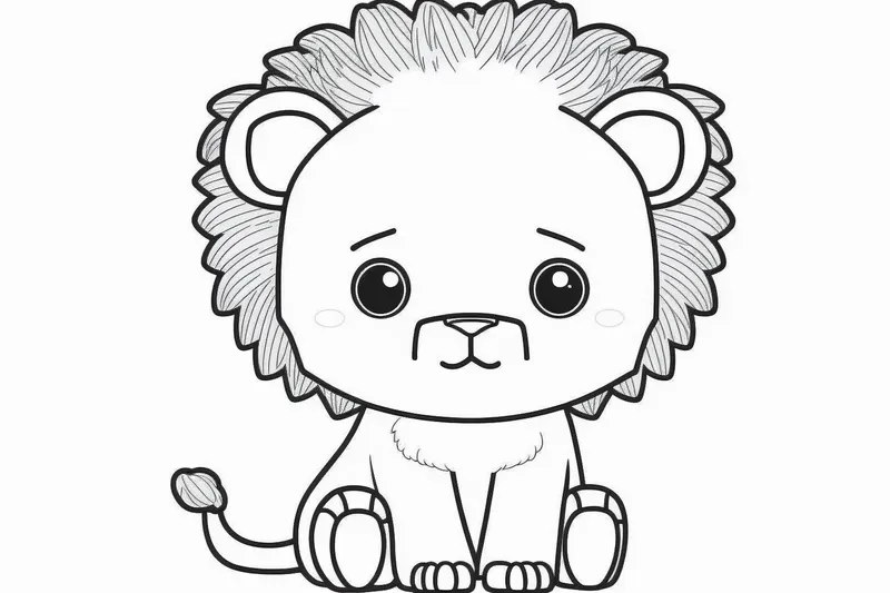 Cute Animals Coloring Book