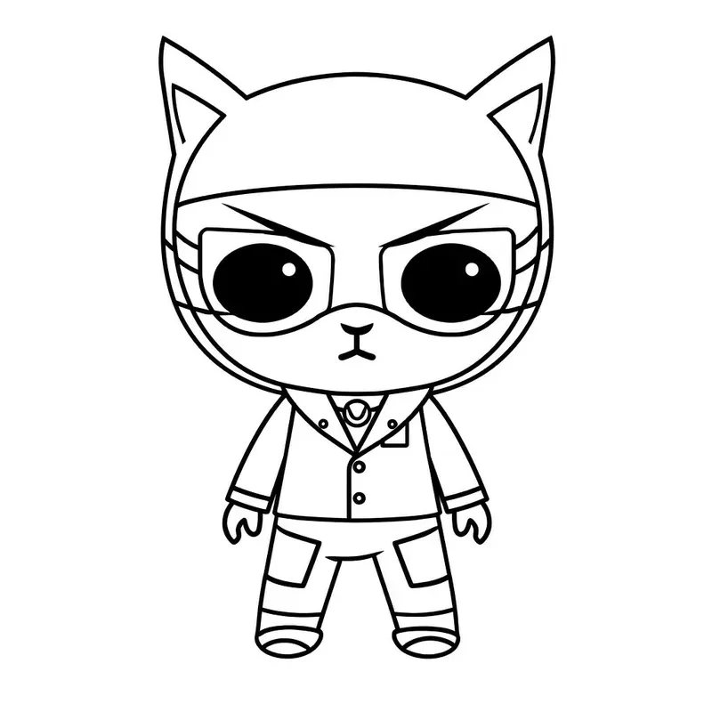 Chibi Characters Coloring Pages