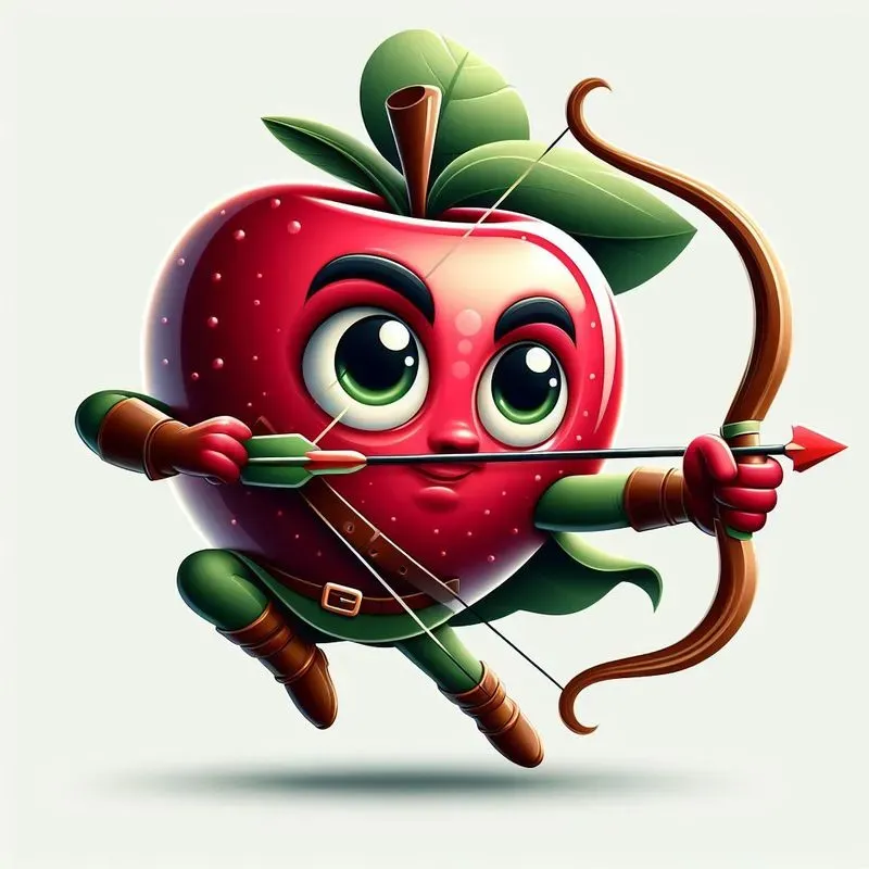 Funny Fruit Vegetable Illustrations