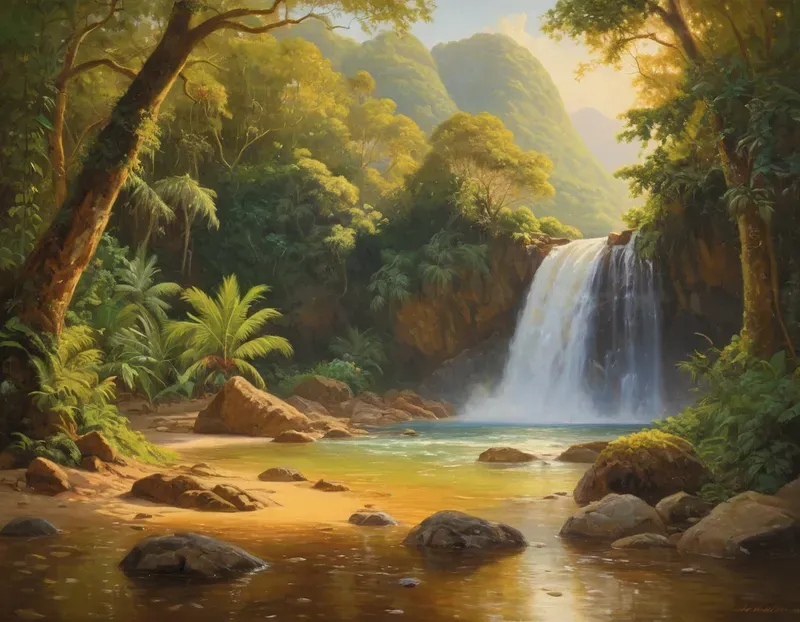 Scenic Tropical Paintings