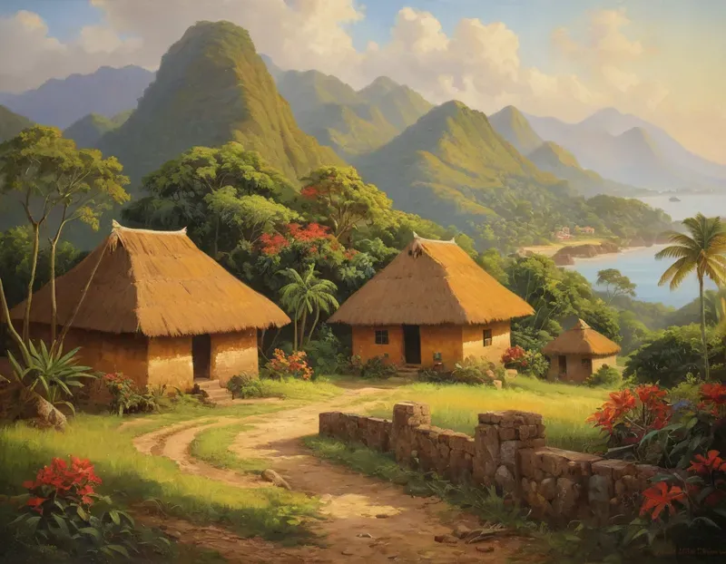 Scenic Tropical Paintings