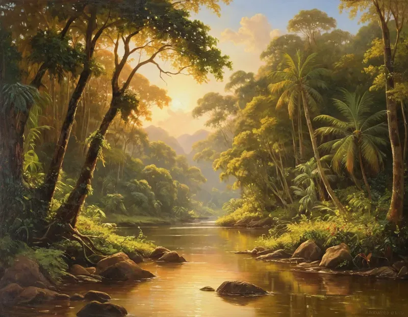 Scenic Tropical Paintings