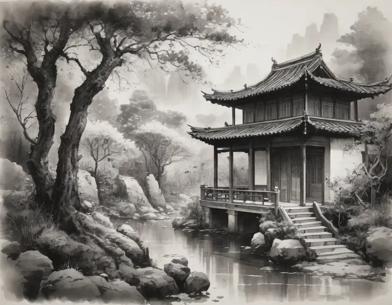 Ink Wash Paintings