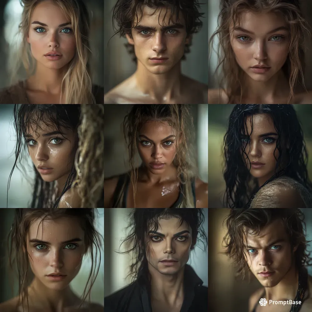 Hyperrealistic Studio Portraits