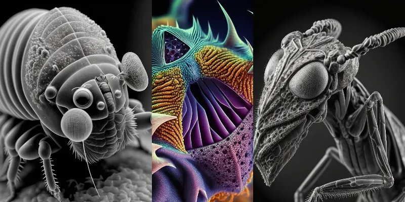 Electron Microscope Photographs generated by undefined