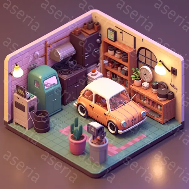 Isometric Rooms And Props