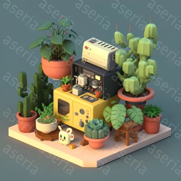 Isometric Rooms And Props