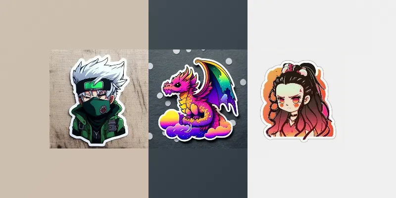 Colorful Stickers generated by undefined
