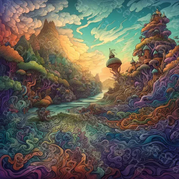 Swirling Whimsical Pictures
