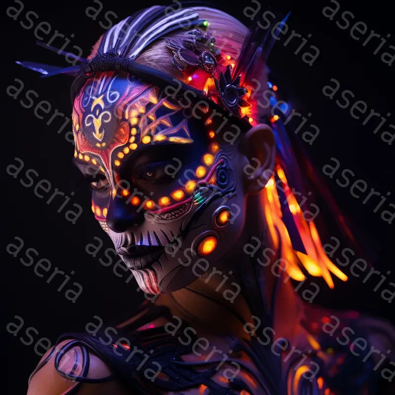 Glowing Face Paints