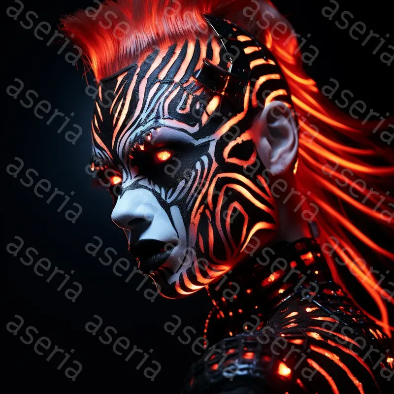 Glowing Face Paints