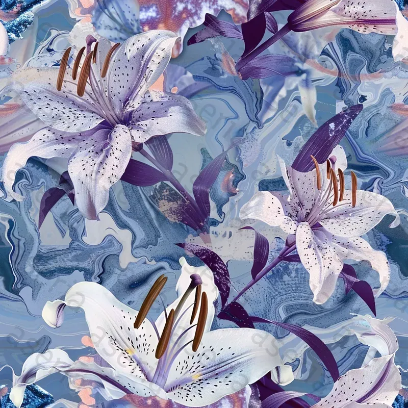 Dreamlike Surreal Seamless Patterns