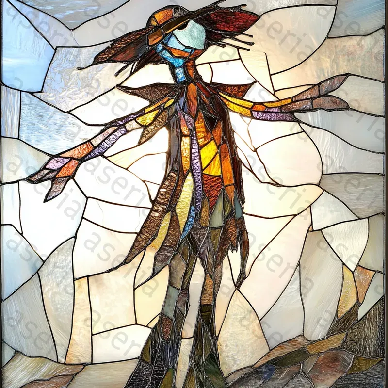 Delicate Stained Glass Art