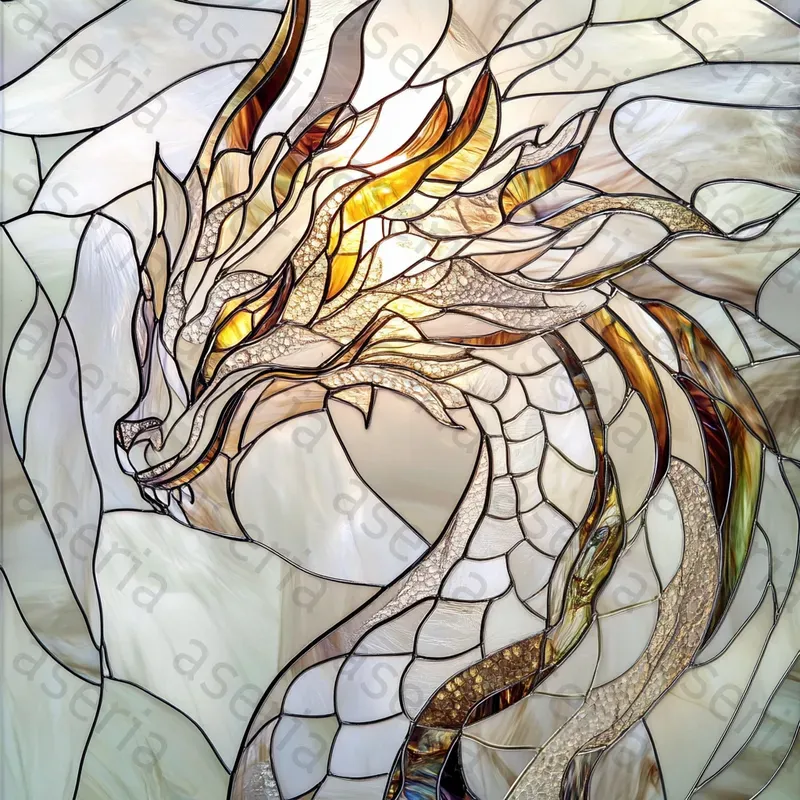 Delicate Stained Glass Art