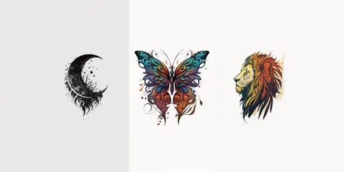 Tattoos generated by midjourney