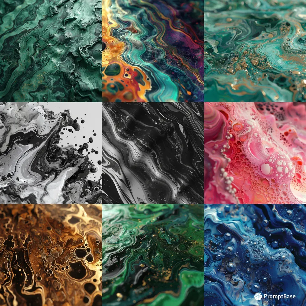 Microwater Liquid Colors Patterns