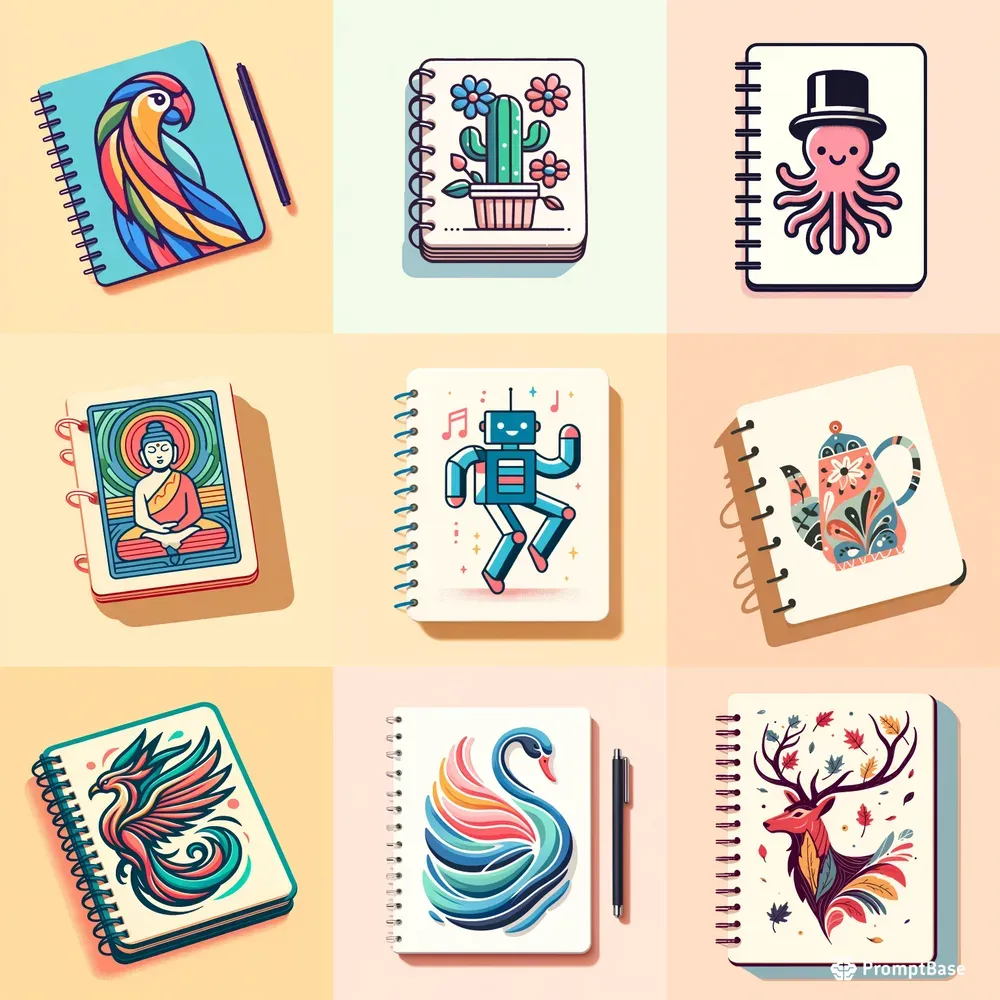 Flat Notebook Designs