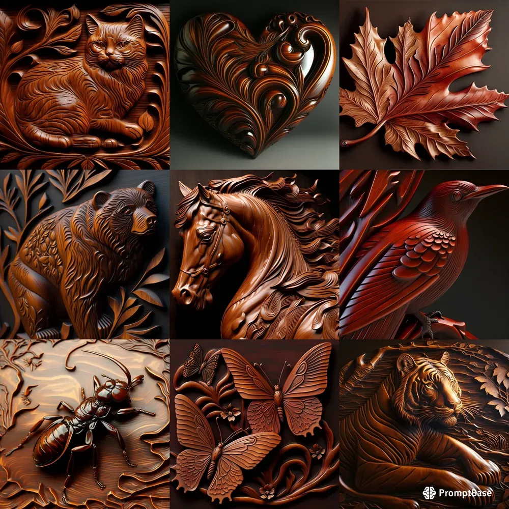 Woodcarved Artworks