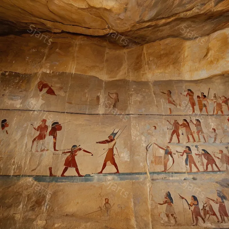 Prehistoric Ancient Cave Art Stock Image