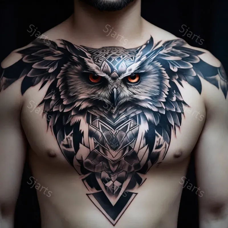 Intricate Geometric Ink Tattoo Designs