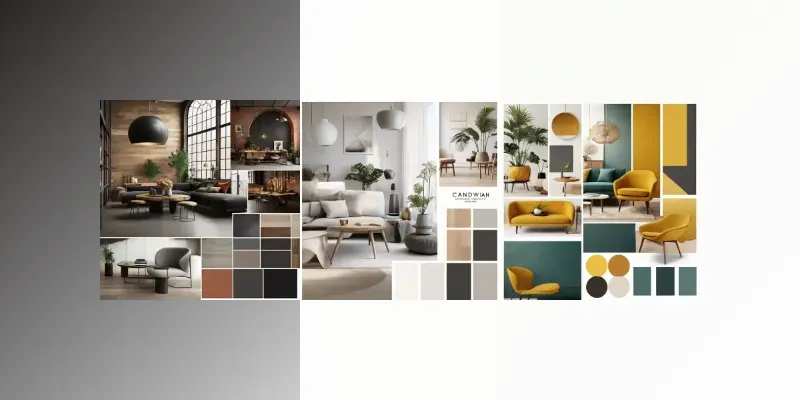 Stylish Interior Design Mood Boards generated by undefined