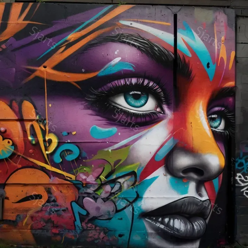 Dynamic Street Art Graffiti Designs