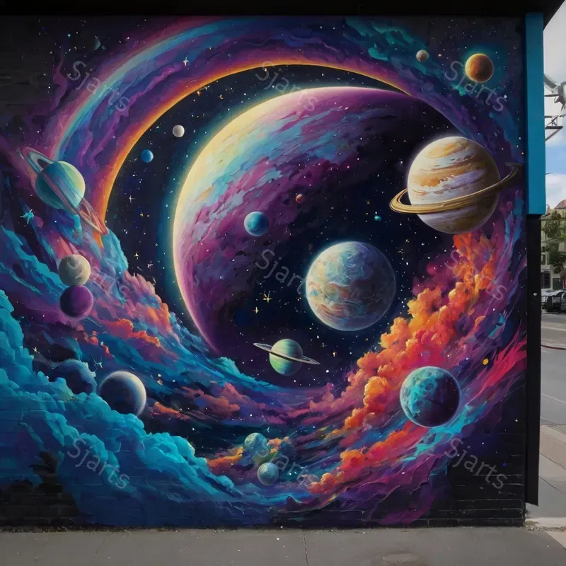Dynamic Street Art Graffiti Designs