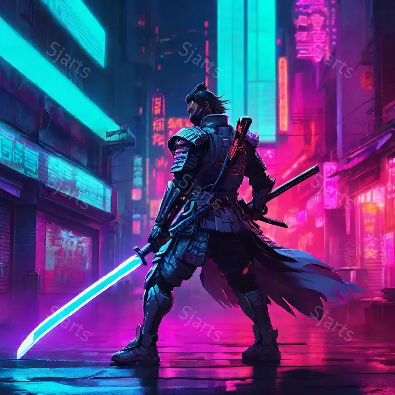 Futuristic Scifi Anime Art