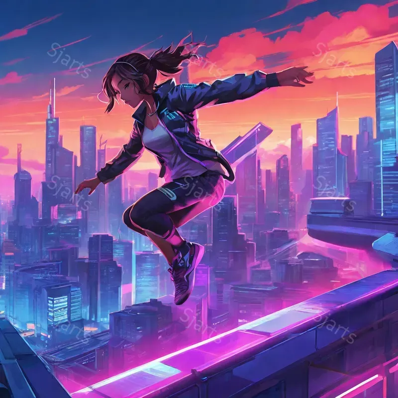 Futuristic Scifi Anime Art