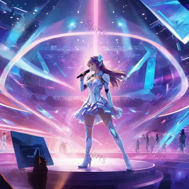 Futuristic Scifi Anime Art