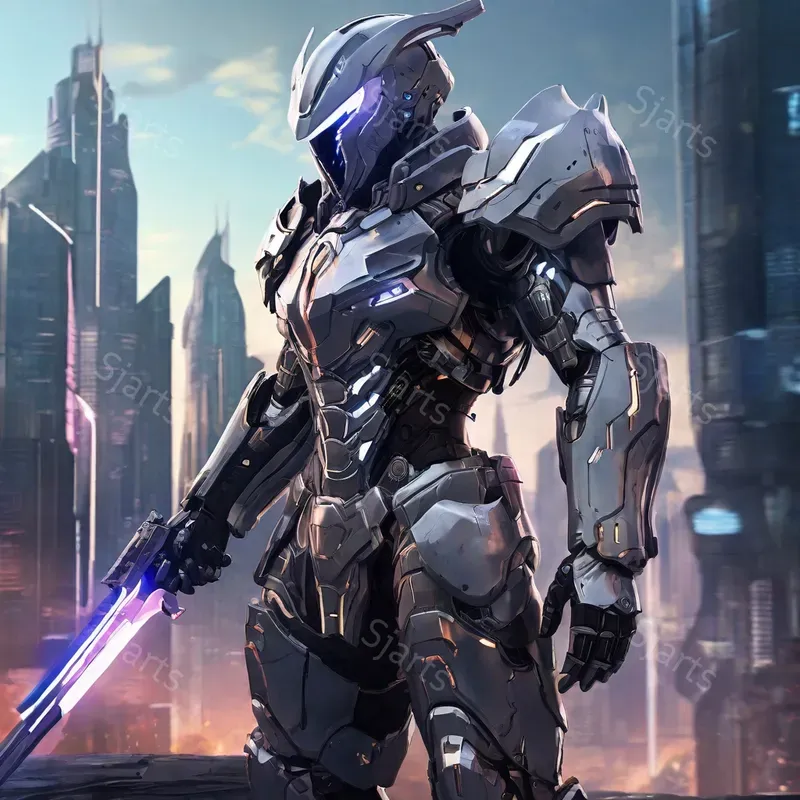 Futuristic Scifi Anime Art