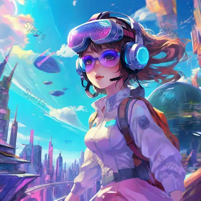 Futuristic Scifi Anime Art
