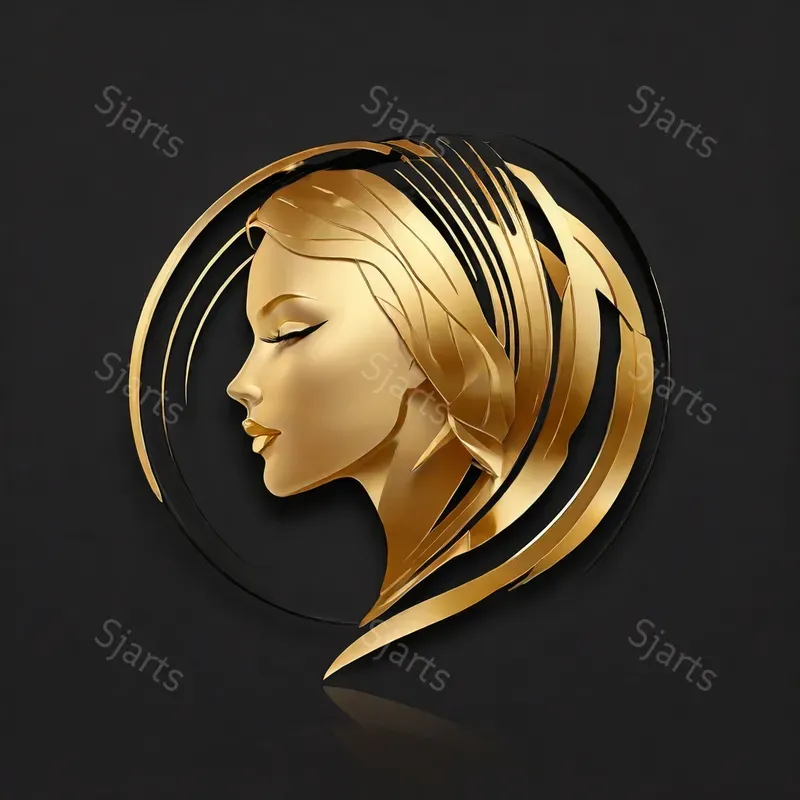 Luxurious Modern Geometric Logos