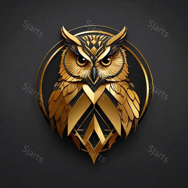 Luxurious Modern Geometric Logos