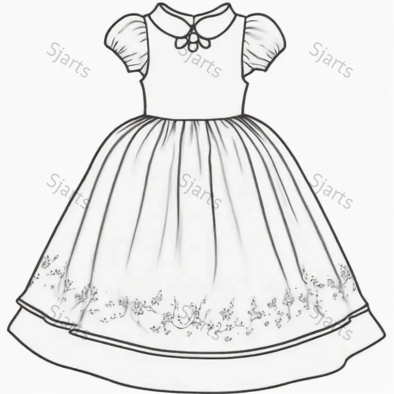 Simple Outline Easy Kids Coloring Pages