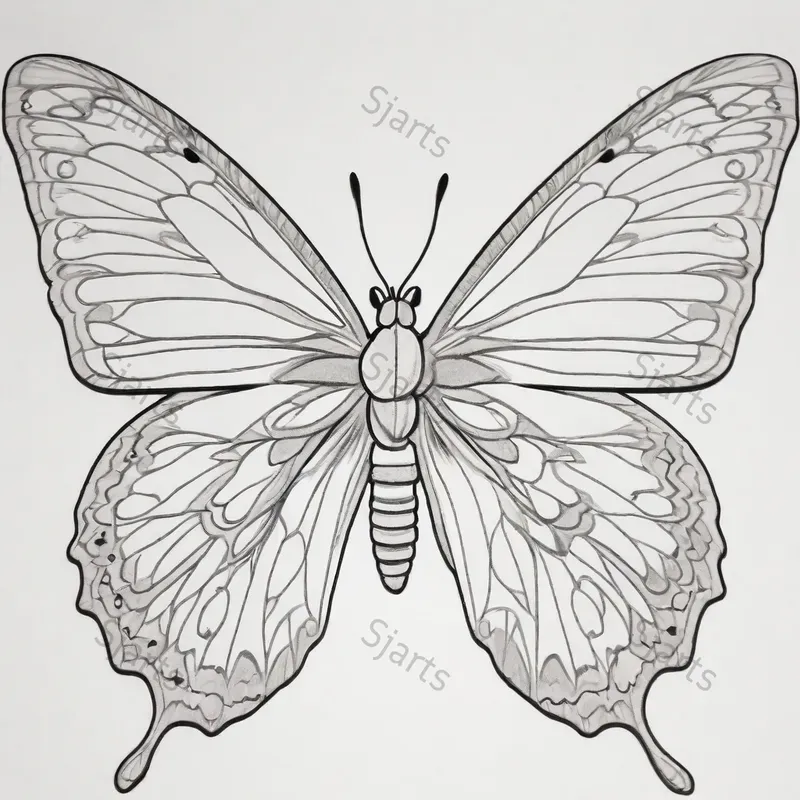 Simple Outline Easy Kids Coloring Pages