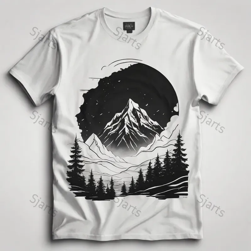 Black White Precision Tshirt Designs
