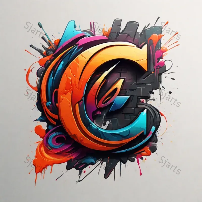 Alphabet Graffiti Logo Letter Generator