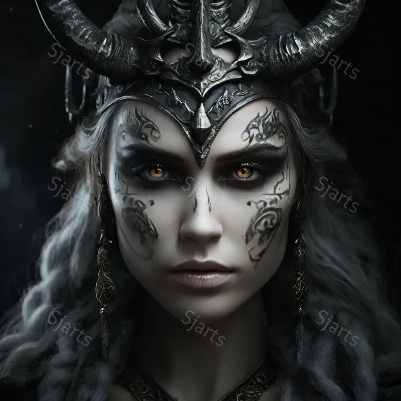 Detailed Norse God Visual Illustrations