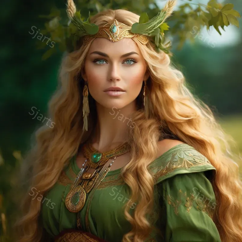 Detailed Norse God Visual Illustrations