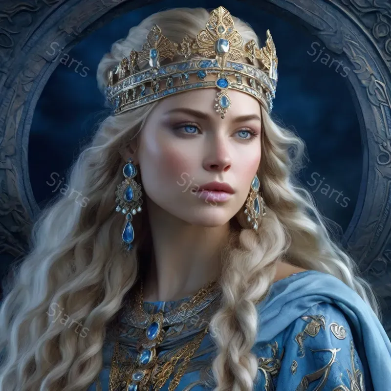 Detailed Norse God Visual Illustrations