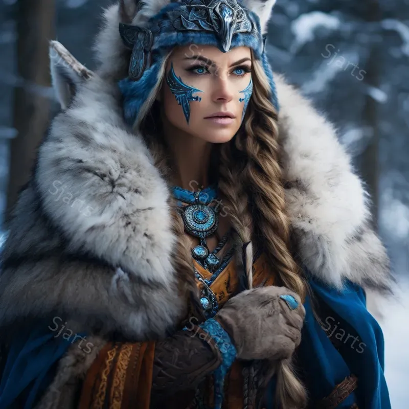 Detailed Norse God Visual Illustrations
