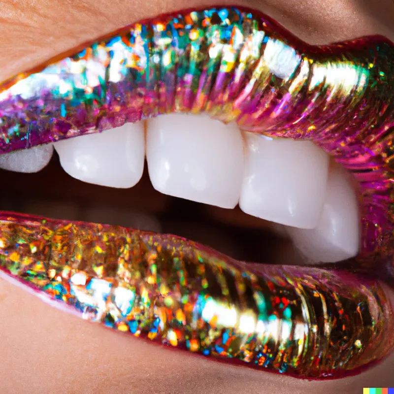 Stunning Female Lip Gloss
