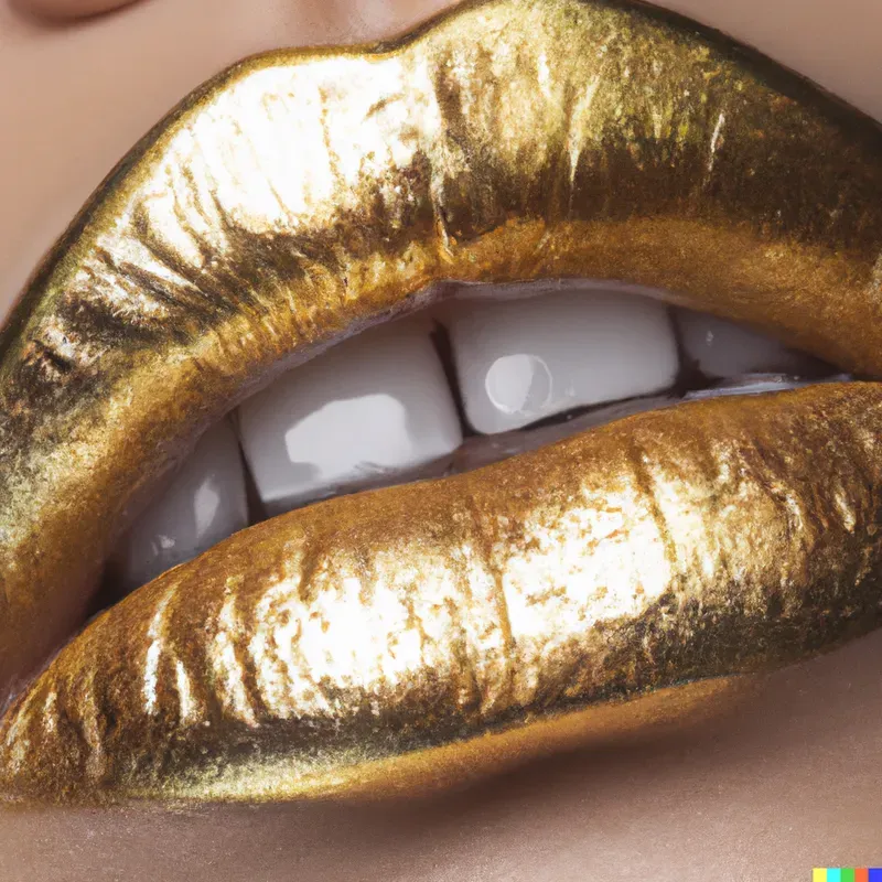 Stunning Female Lip Gloss
