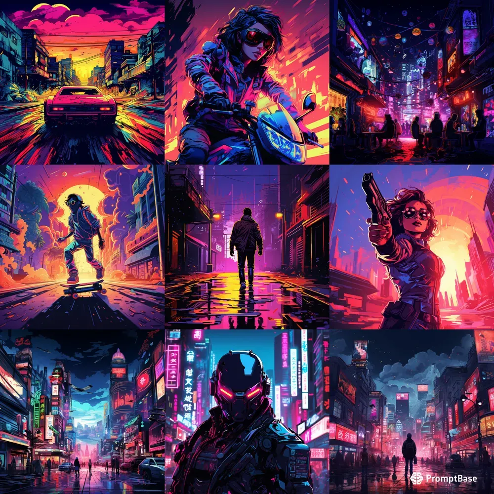 Cyberpunk Animated Scenes