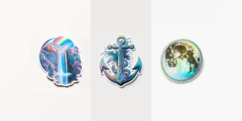 Holographic Sticker Designs generated by undefined