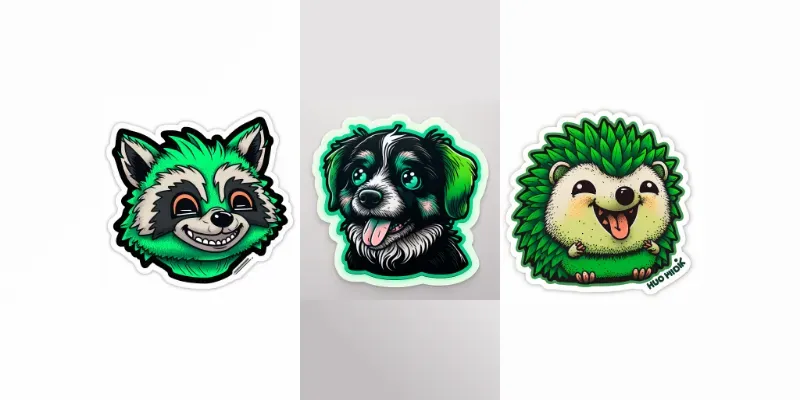 Hyper Animal Tattoo Stickers generated by undefined