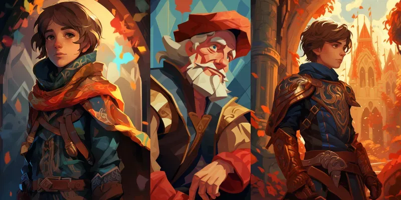 Vibrant Graphic Novel Book Illustrations generated by undefined